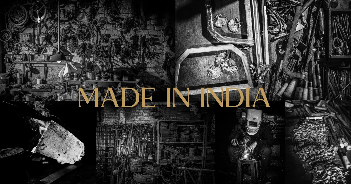 Handcrafted in India - Quattrefoil